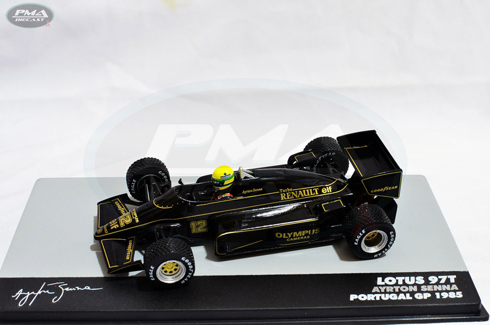 AYRTON SENNA 1985 LOTUS 97T 1:43